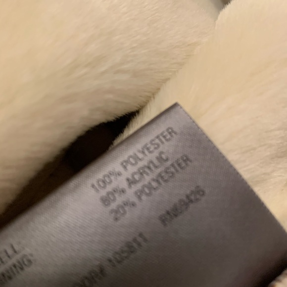 Wilson’s Brown polyester jacket with fur (L) - Picture 6 of 6